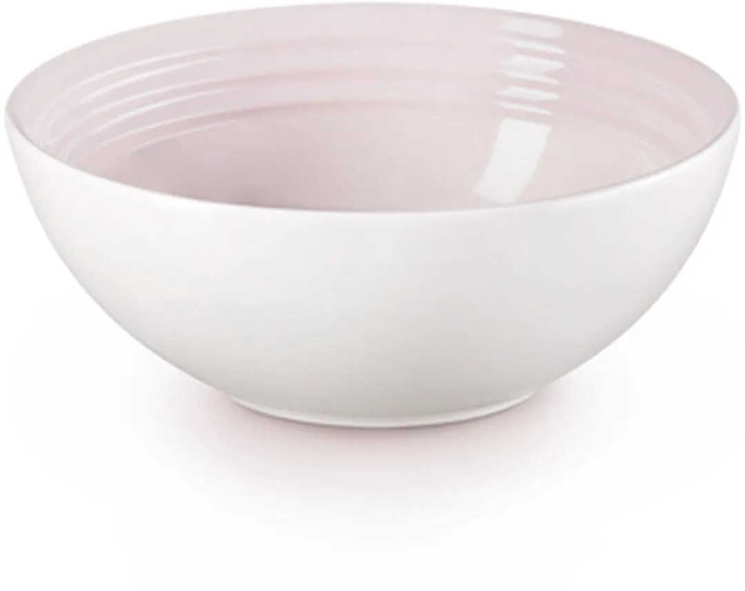 Le Creuset Aardewerken Ontbijtkommen Shell Pink - 4 Stuks 16cm 0,65L