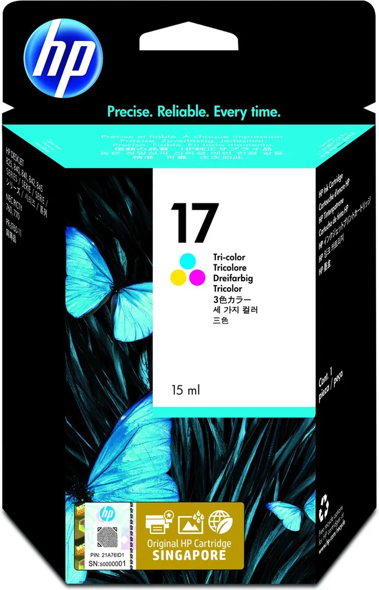 HP 17 C6625A Inktcartridge