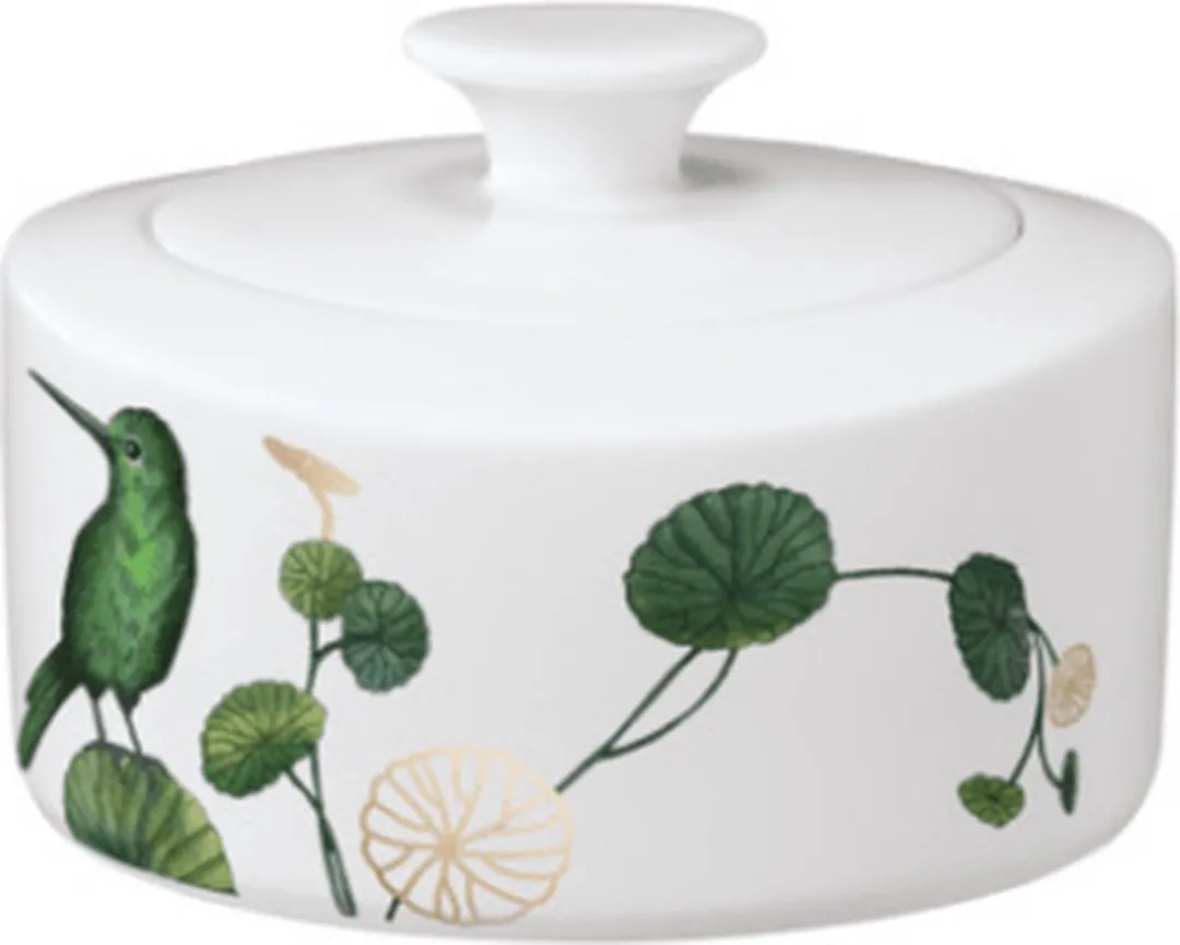 Villeroy & Boch Avarua Suikerpot 0,33l - Groen/Wit