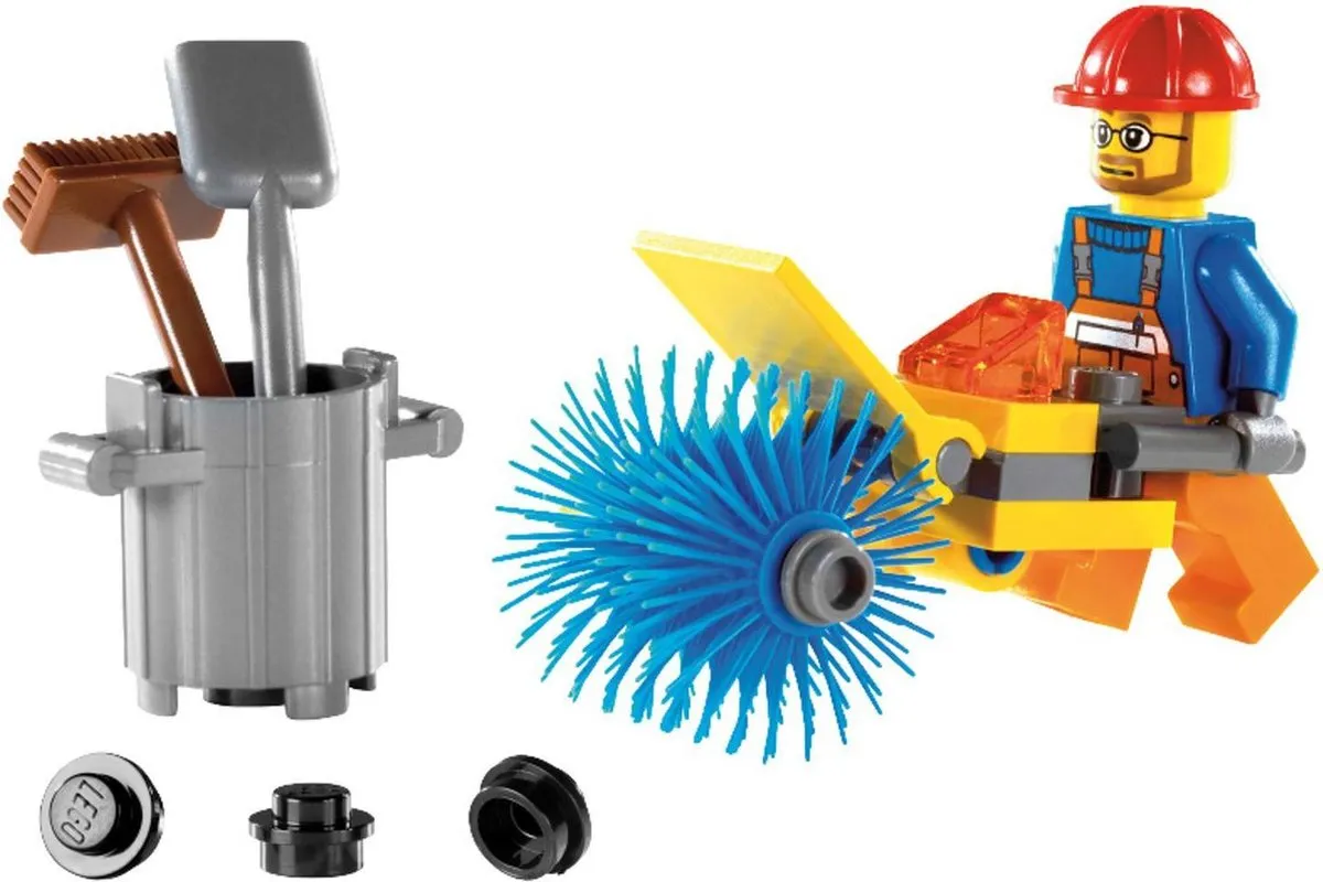 LEGO Straatveger - 22 Stukken - 1 Minifiguur - Meerkleurig