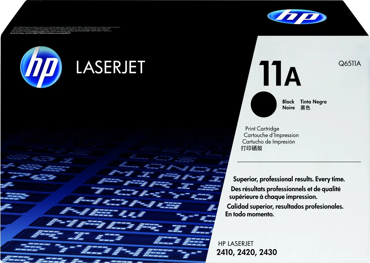 HP 11A Q6511A Tonercartridge - Zwart
