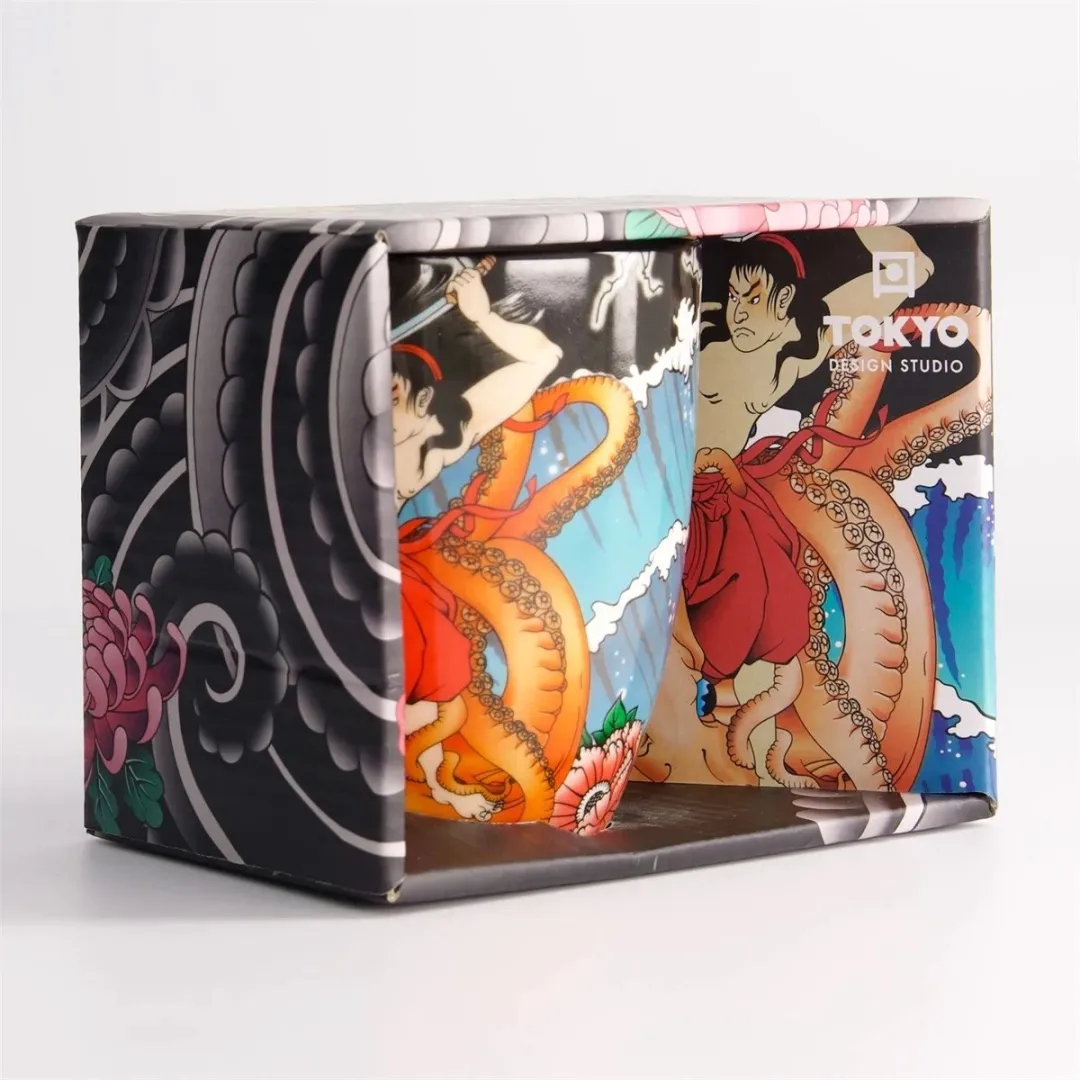 Tokyo Design Studio Yakuza Octopus Mok 380ml - 8.5x10.2cm