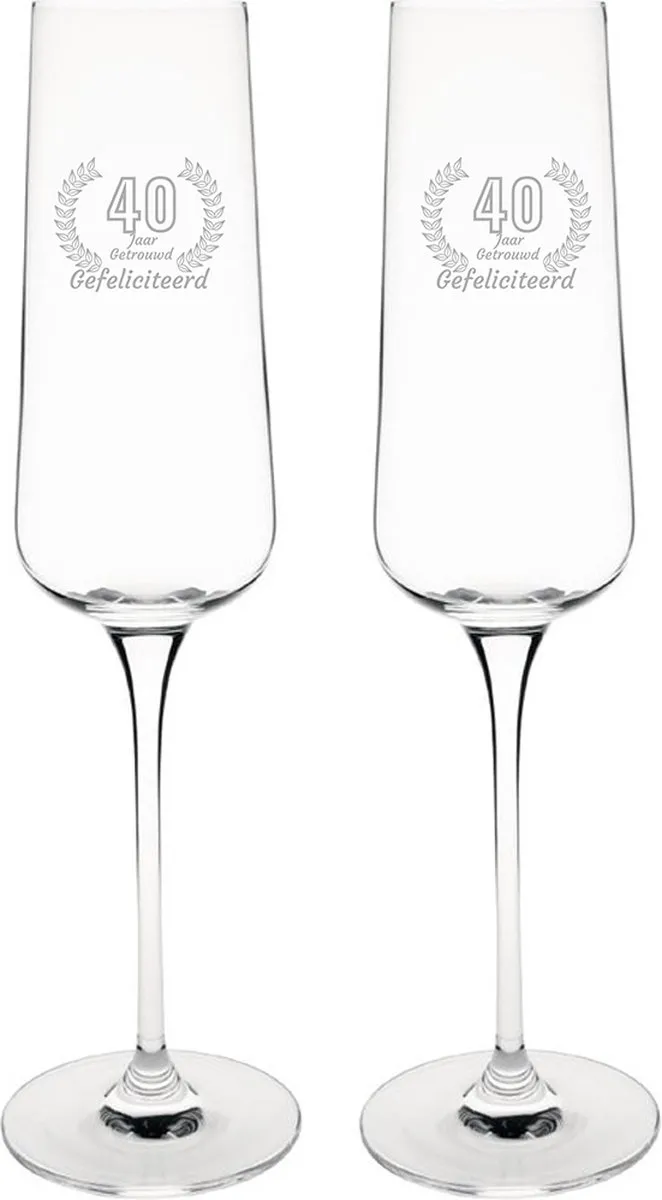Olympia Gegraveerde Champagneglazen 27cl