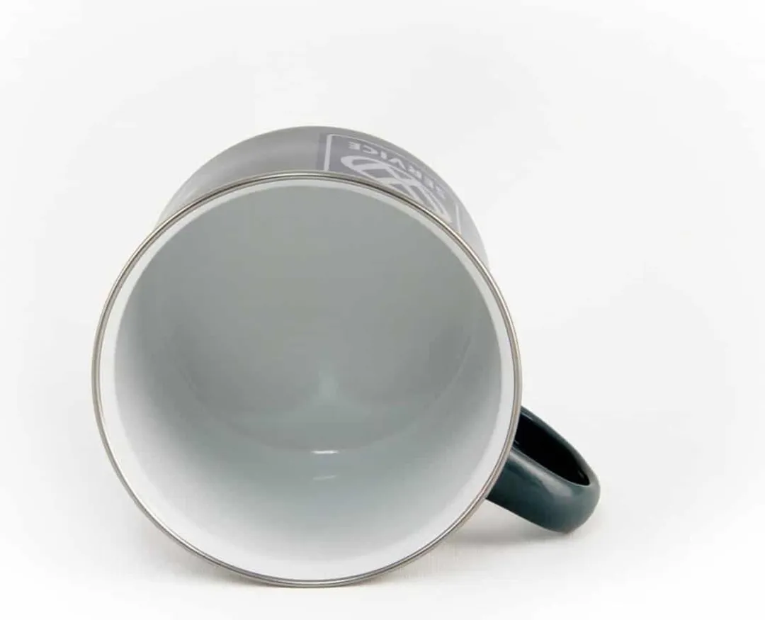 Volkswagen Service Emaille Drinkbeker 333ml - Grijs