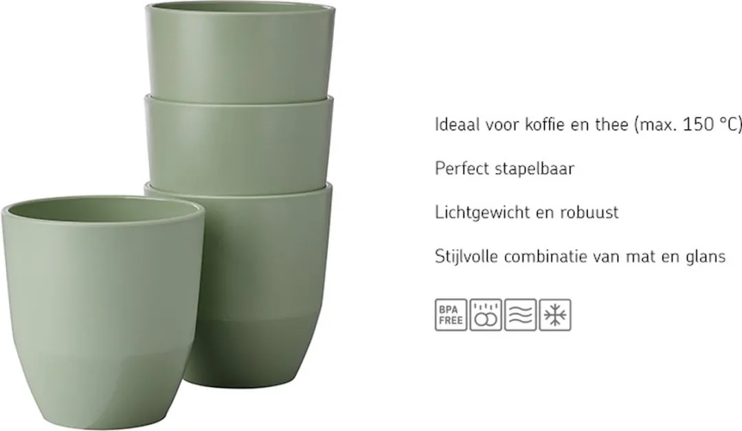Mepal Silueta Beker 200ml - Nordic Black