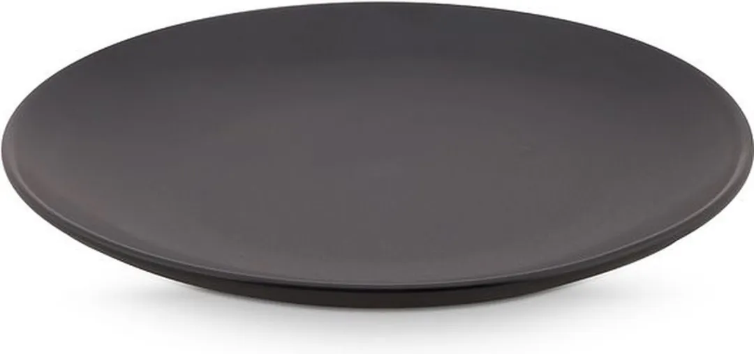 vtwonen Basic Dinerborden Set 6 Stuks - 25,5cm - Zwart