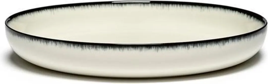 Serax Ann Demeulemeester Dé Bord 27cm - Zwart/Wit