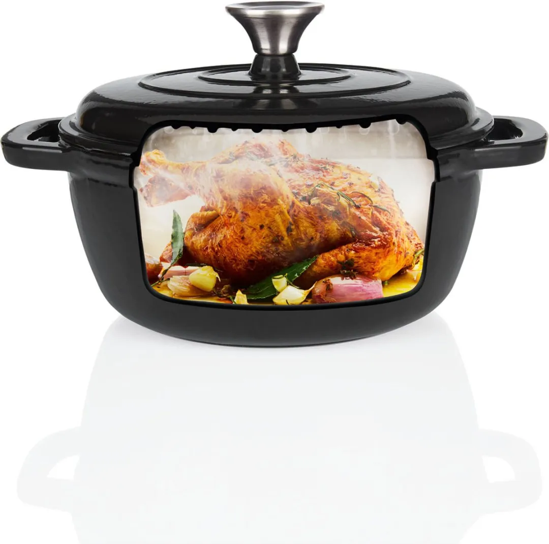 Silvercrest Gietijzeren Braadpan 2,8L - Zwart