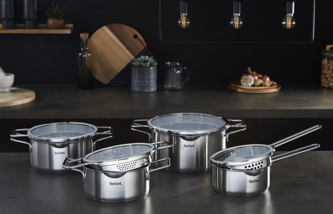 Tefal Nordica H852S855 Pannenset 4-delig - Inductie - Zilver