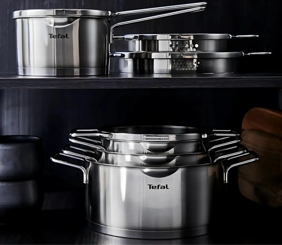 Tefal Nordica H852S855 Pannenset 4-delig - Inductie - Zilver
