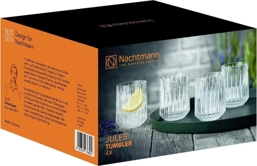 Nachtmann Jules Universeelglas 305ml - 4 Stuks