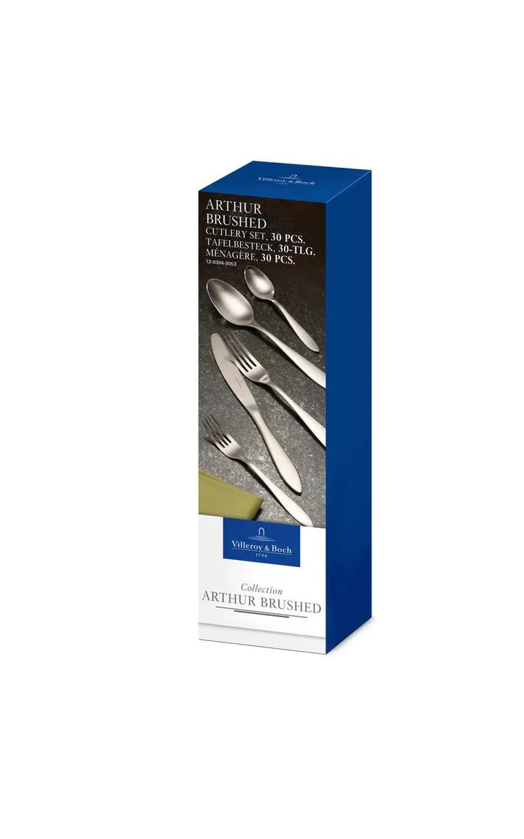 Villeroy & Boch Arthur Bestekcassette 30-delig - 6 Personen - Zilver - afbeelding 7 van 7