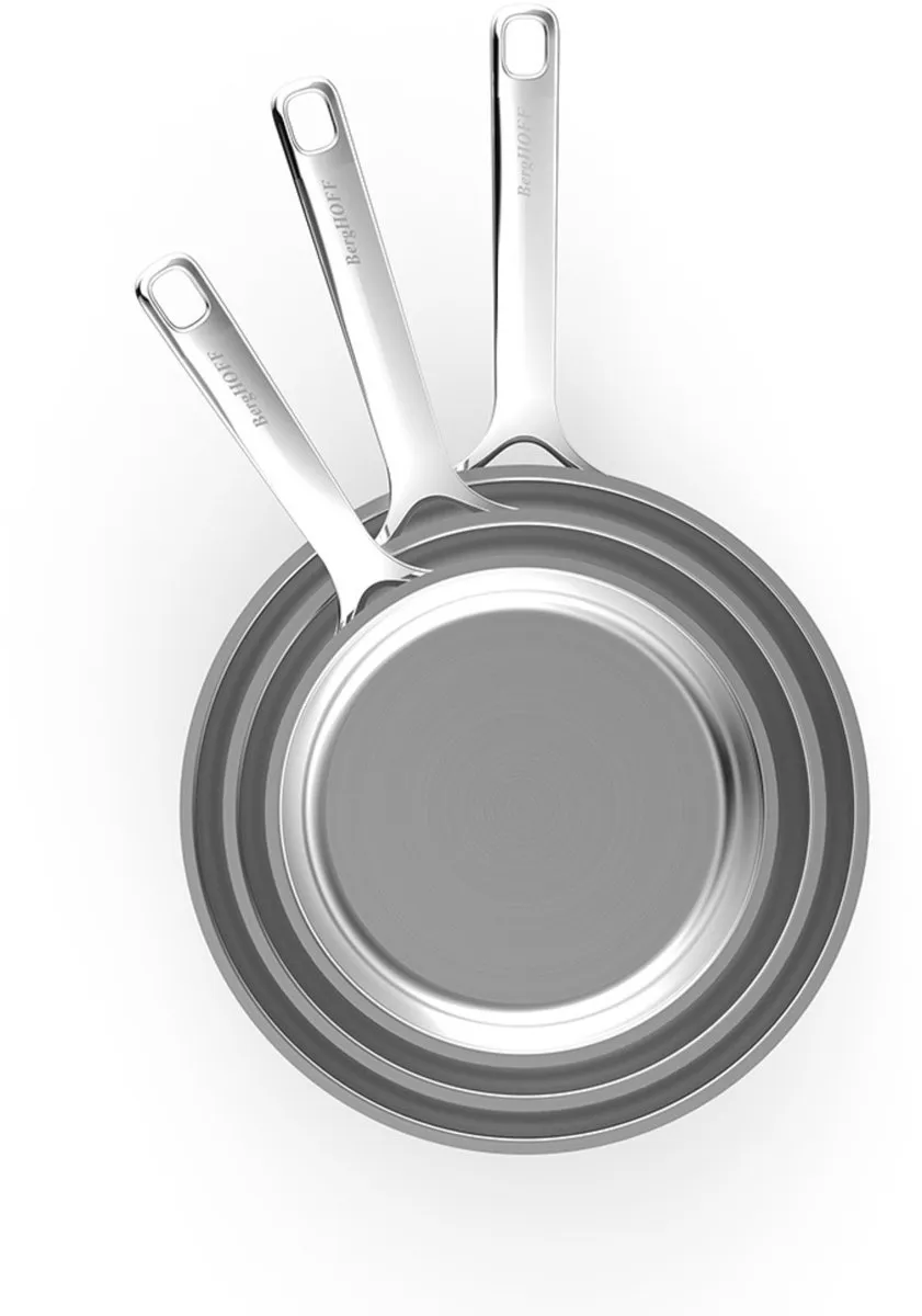BergHOFF DiNA Helix 3-delig Braadpannenset - PFAS-vrij - Metaal