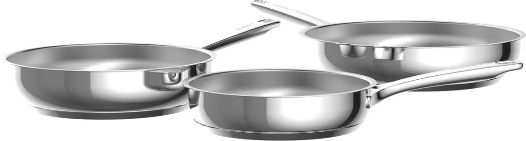 BergHOFF DiNA Helix 3-delig Braadpannenset - PFAS-vrij - Metaal