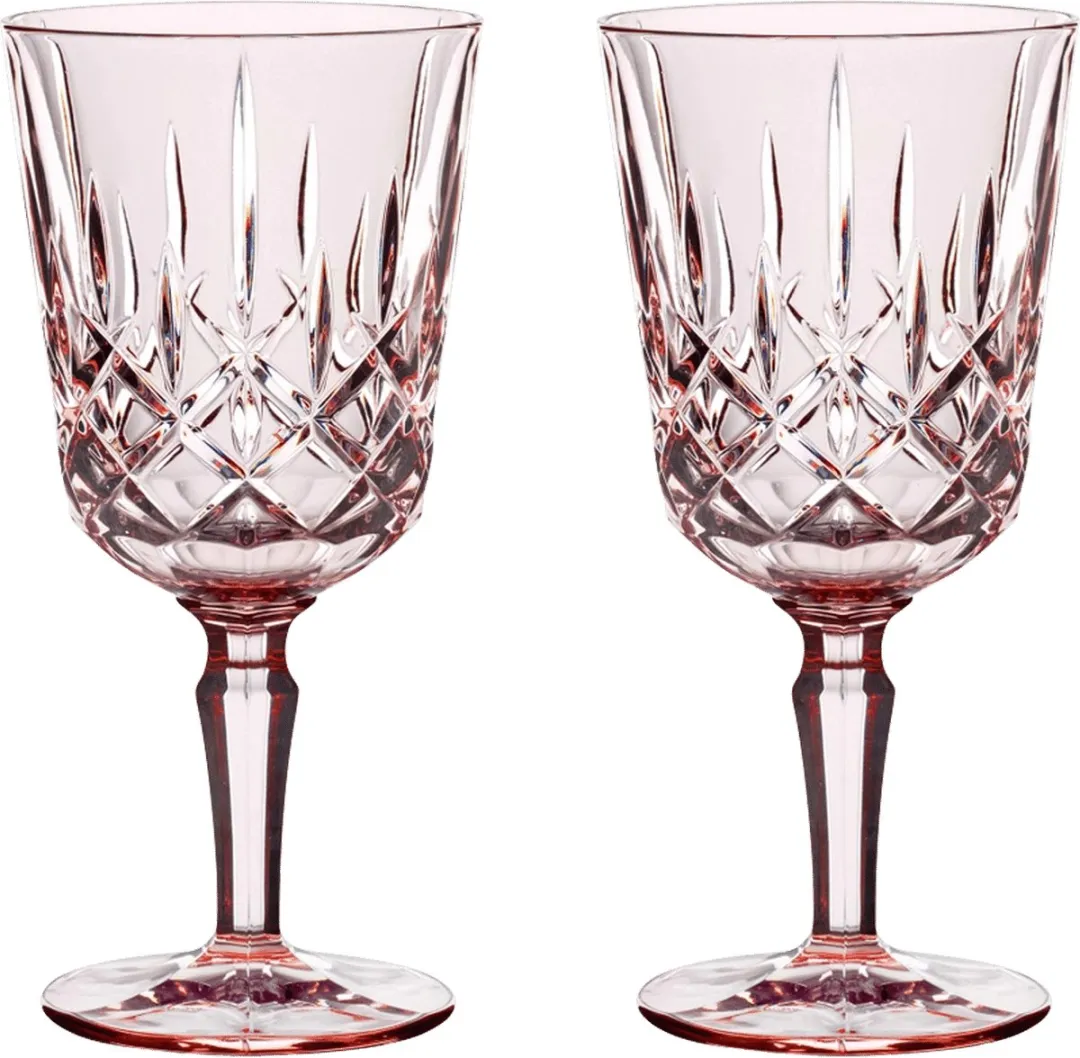 Nachtmann Noblesse Wijnglas 35,5 Cl Roze - 2 Stuks