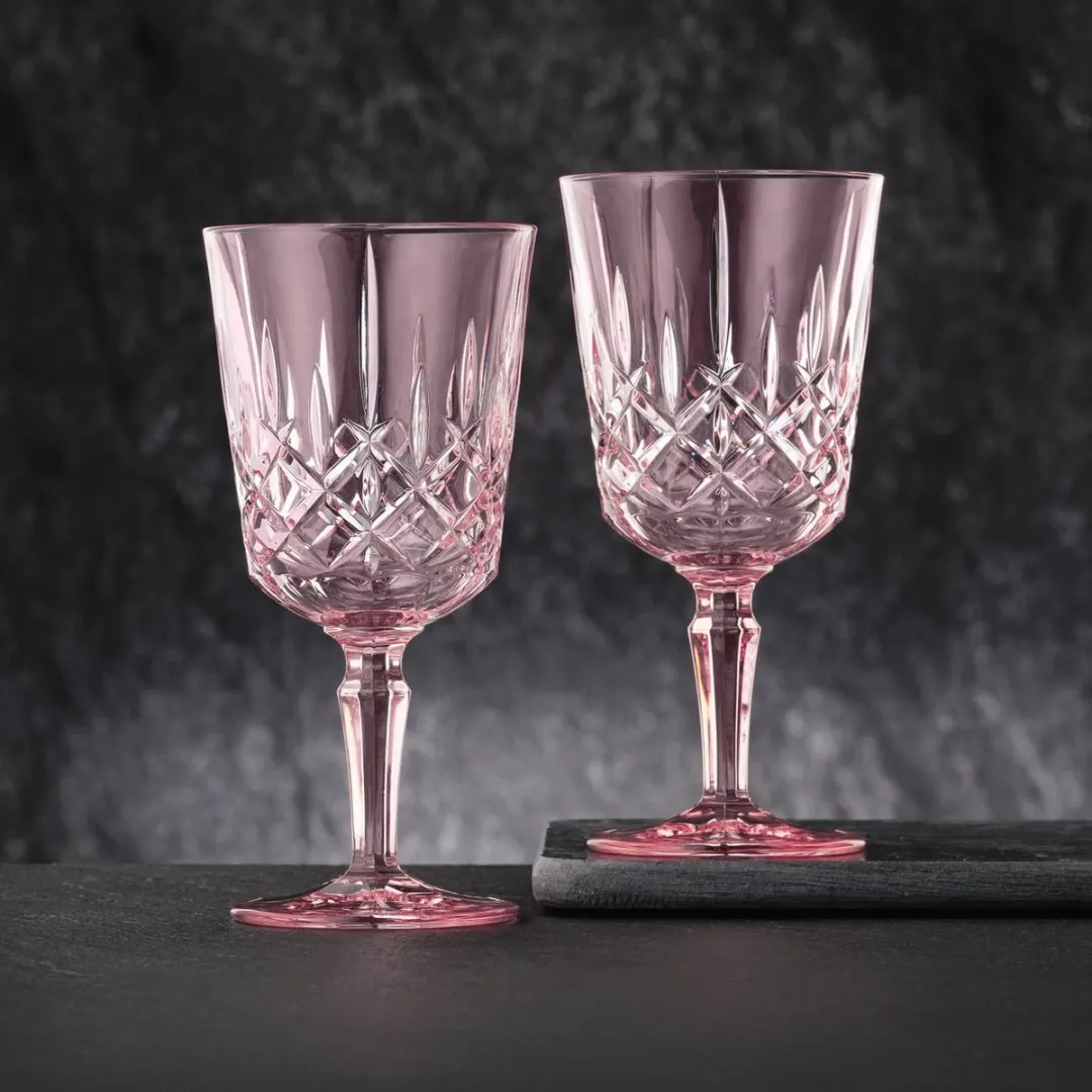 Nachtmann Noblesse Wijnglas 35,5 Cl Roze - 2 Stuks