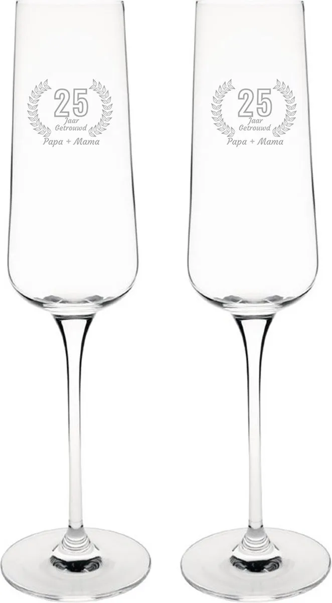 Olympia Champagneglazen Set Papa & Mama 27cl