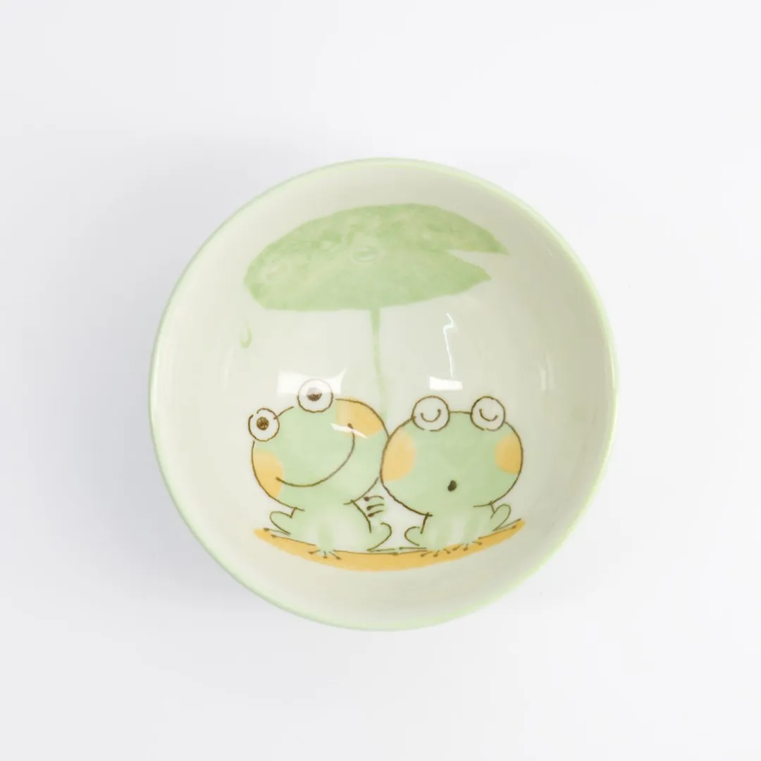 Tokyo Design Studio Kom met Kikker - 300ml - Groen/Wit