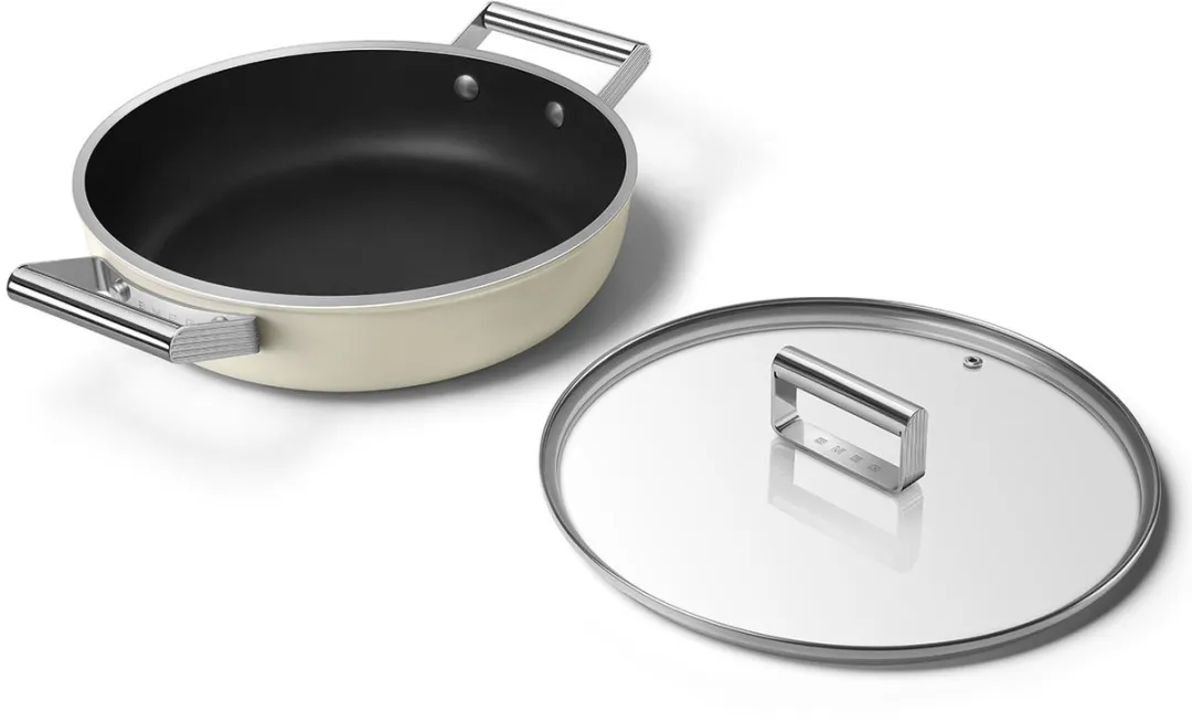 Smeg Jaren 50 Hapjespan 28cm - 4.3L - Crème