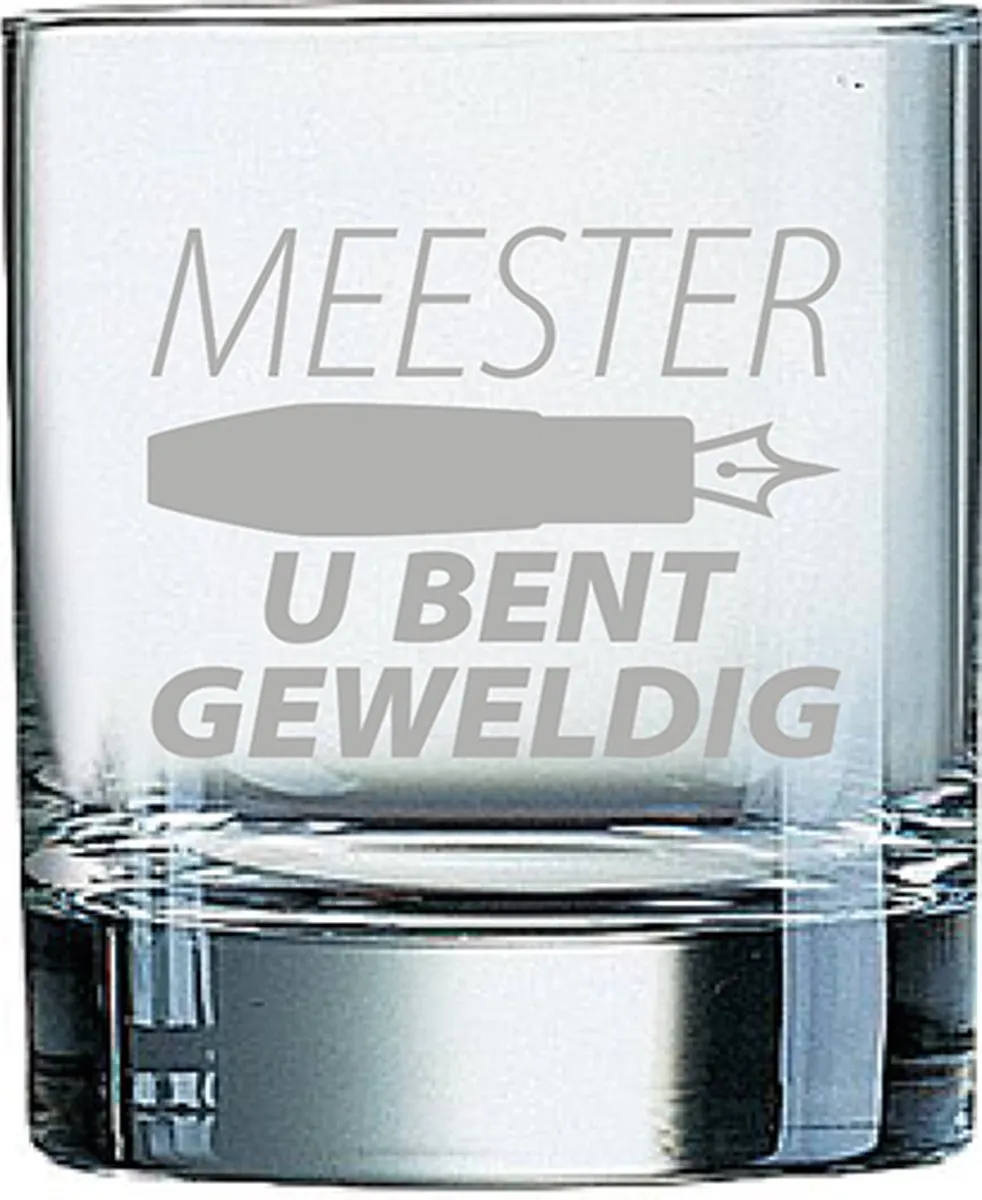 Arcoroc Whiskeyglas 20cl Gegraveerd