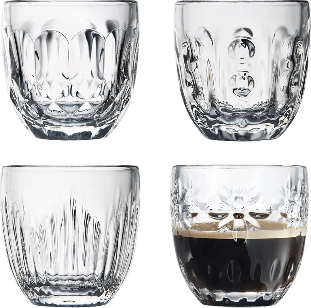 La Rochère Troquet espresso koffieglas - 10 cl - Set-4