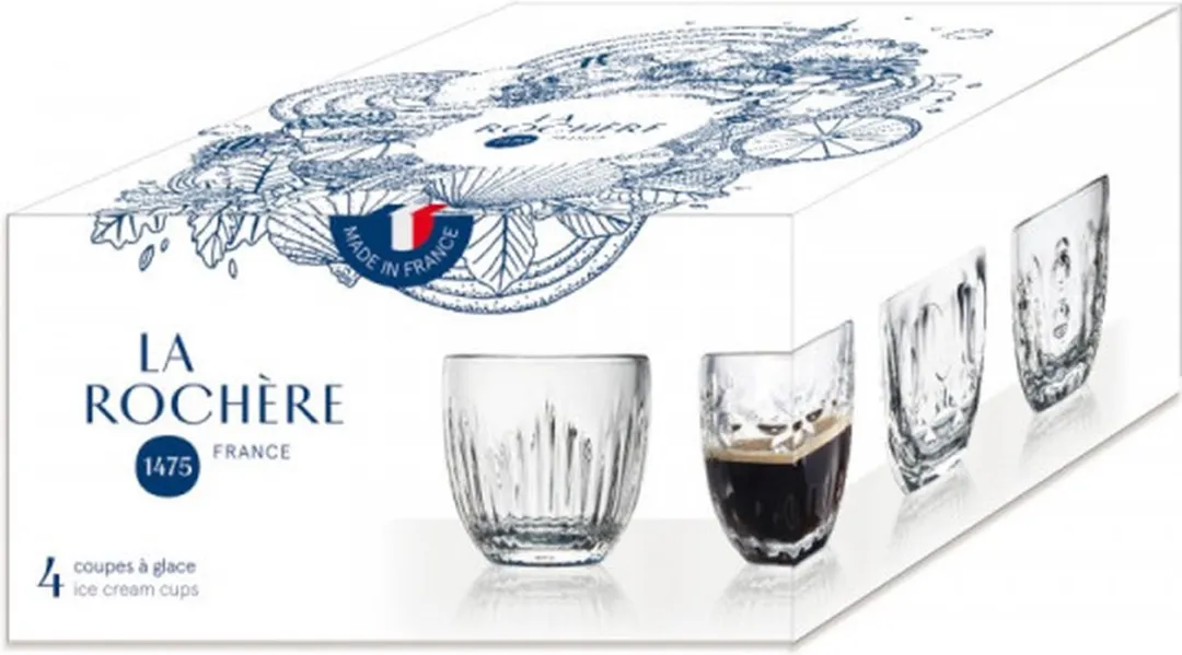 La Rochère Troquet espresso koffieglas - 10 cl - Set-4