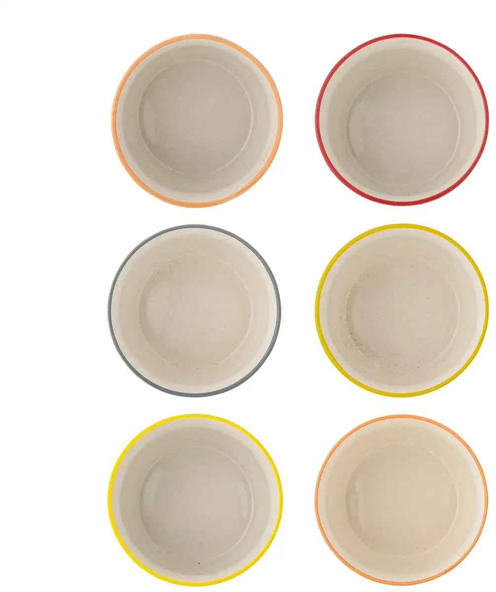 Bloomingville Carla Kommen Set - 6 Stuks - Ø6.5cm