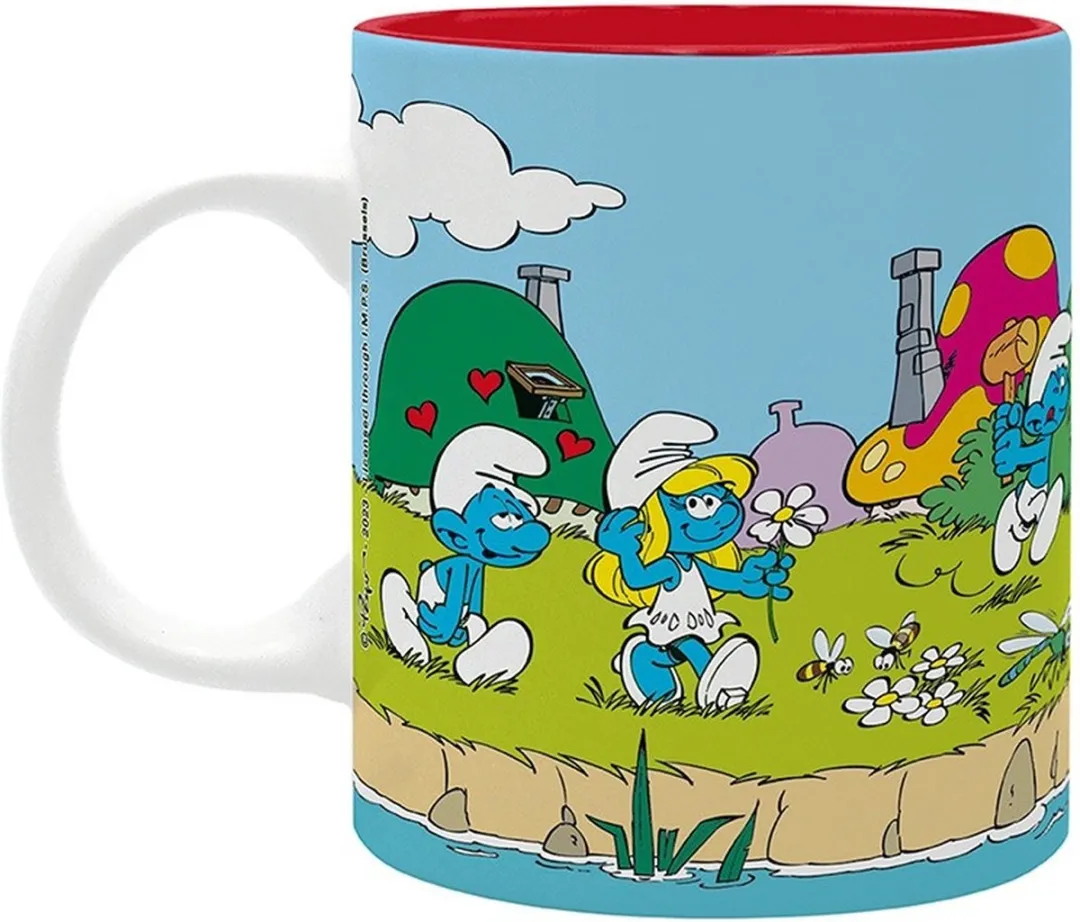 De Smurfen Smurfenmok 320ml - Wit Blauw - afbeelding 5 van 6