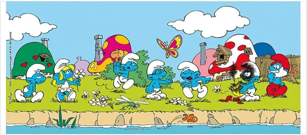 De Smurfen Smurfenmok 320ml - Wit Blauw - afbeelding 3 van 6