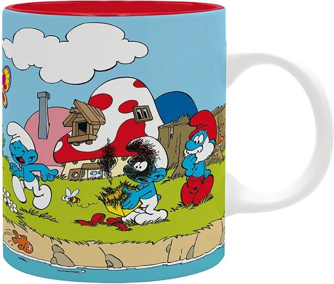 De Smurfen Smurfenmok 320ml - Wit Blauw - afbeelding 6 van 6