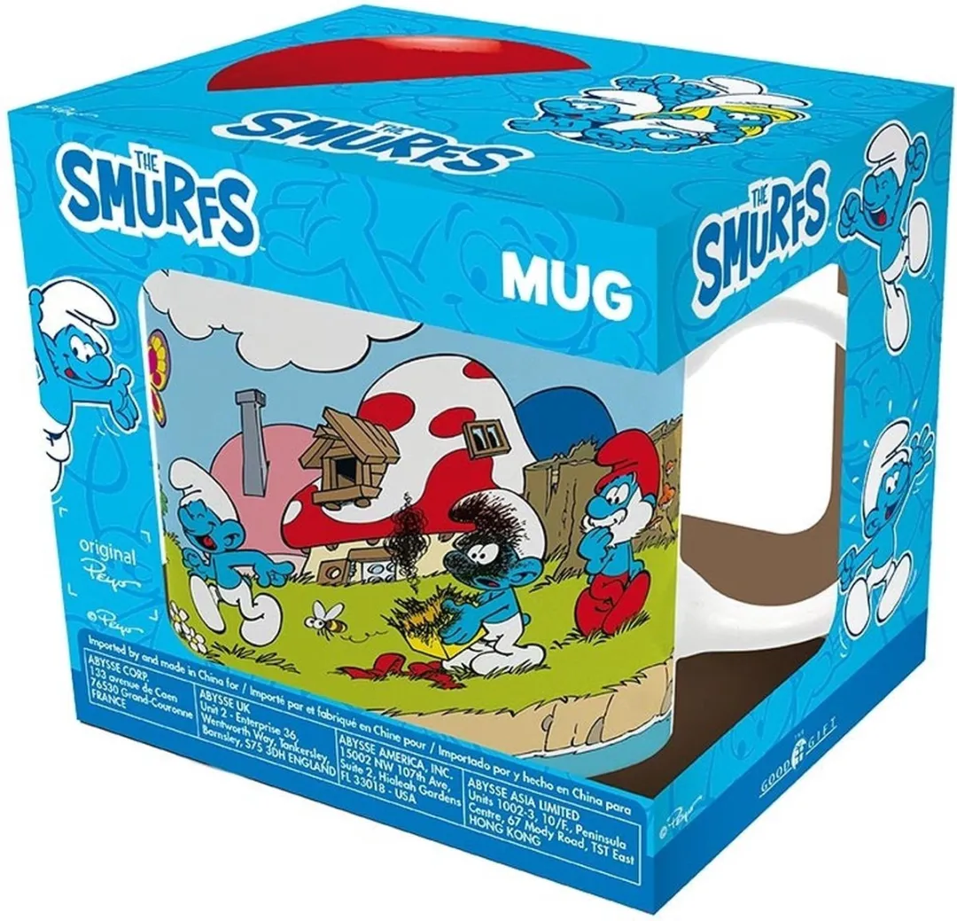 De Smurfen Smurfenmok 320ml - Wit Blauw