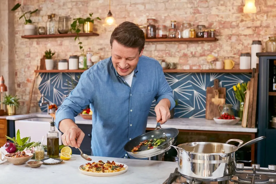 Jamie Oliver by Tefal Cook Smart Hapjespan 25cm - RVS