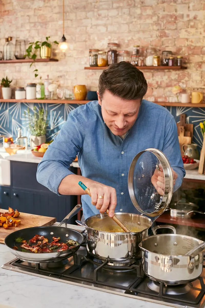 Jamie Oliver by Tefal Cook Smart Hapjespan 25cm - RVS