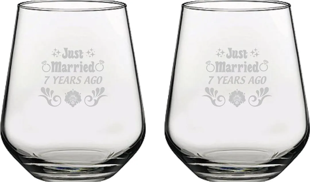 Pasabahce Just Married Drinkglazen Set