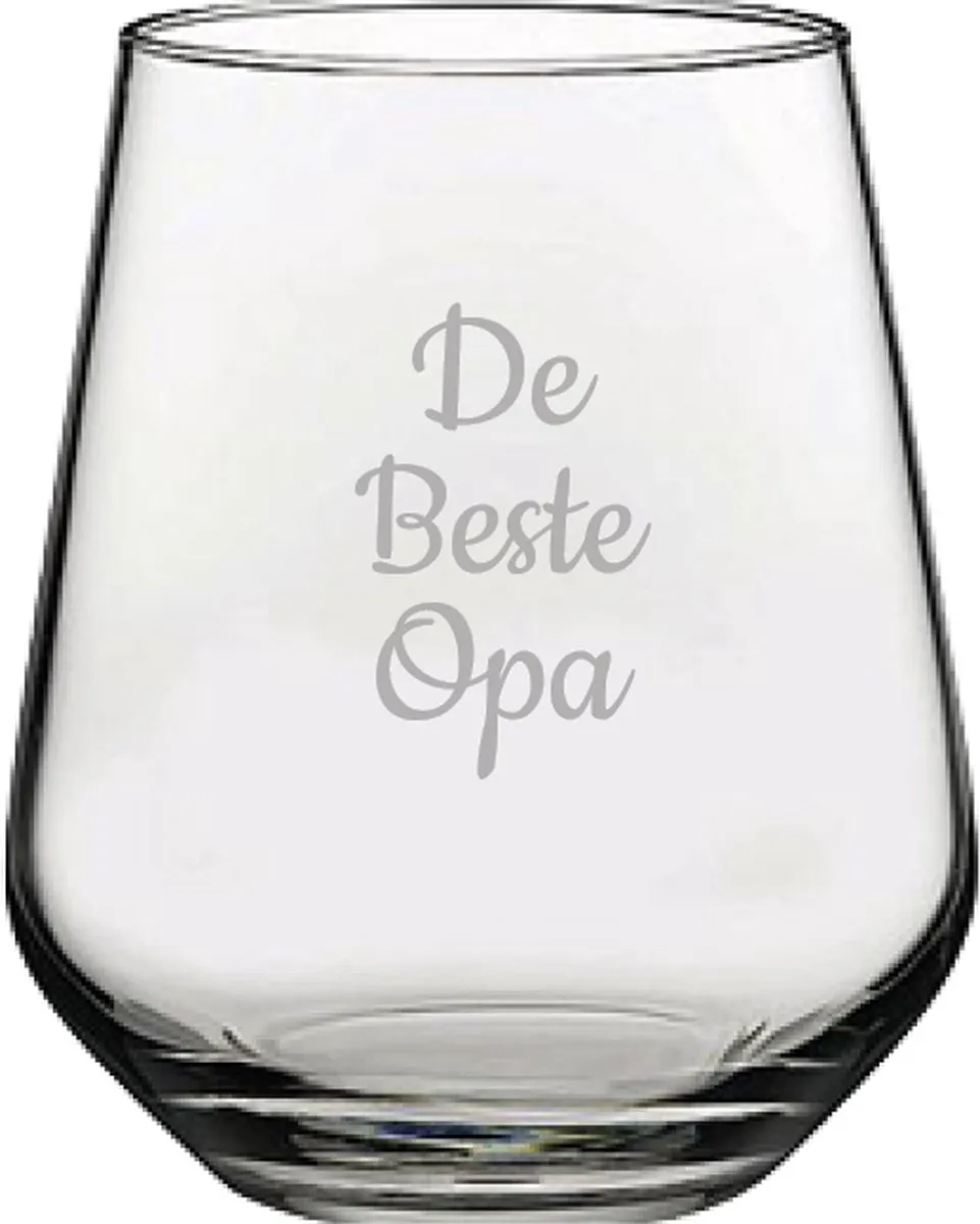 Pasabahce Gegraveerd Drinkglas 42,5cl Beste Opa