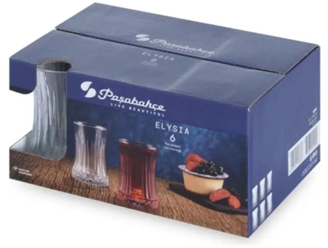 Pasabahce Elysia Set Theeglazen 170ml - 6 Stuks