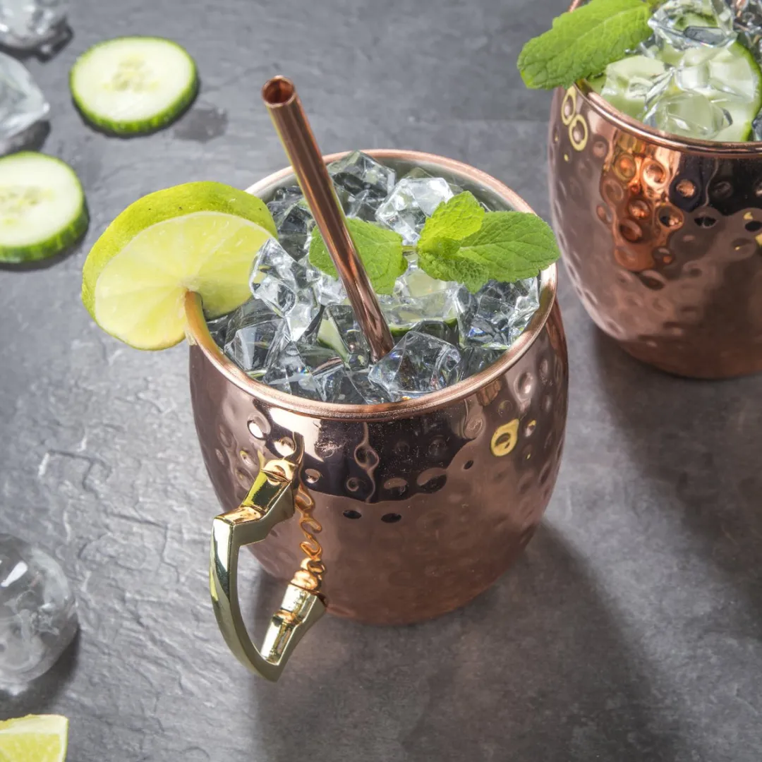 Cosy&Trendy Moscow Mule Cocktailset 6 Stuks - 500ml - Koper