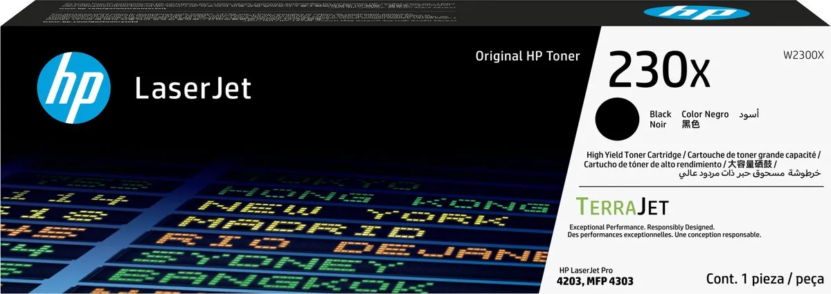 HP 230X LaserJet Tonercartridge - Zwart - 7500 pagina's