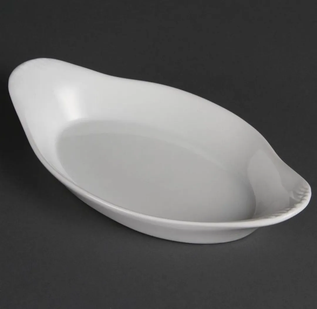 Olympia W411 Gratineerschaal - 6 Stuks - 29x16cm Wit