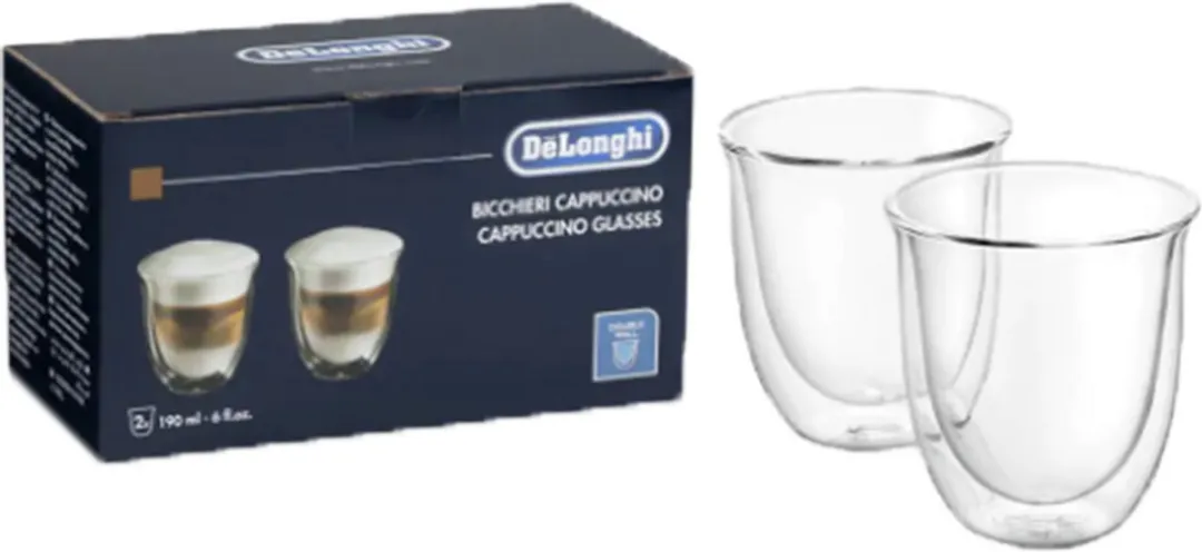 De'Longhi Cappuccino Kopjes Set 2 Stuks