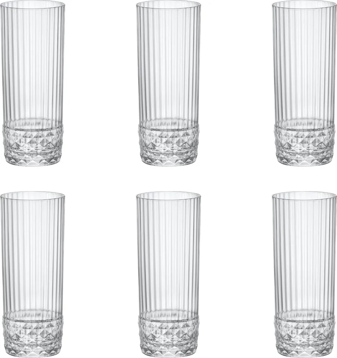 Bormioli Rocco America'20S Longdrinkglas 40cl - 6 Stuks