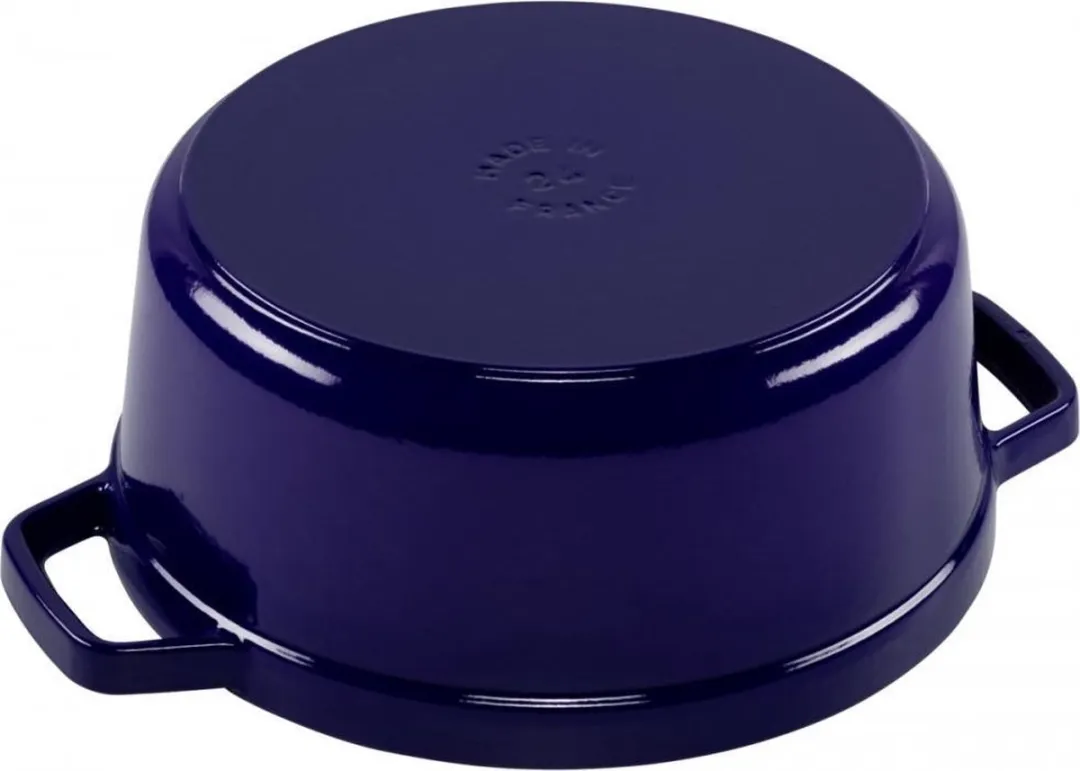Staub cocotte - rond - 24 cm - donkerblauw