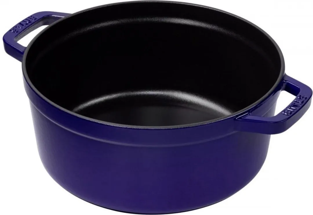 Staub cocotte - rond - 24 cm - donkerblauw