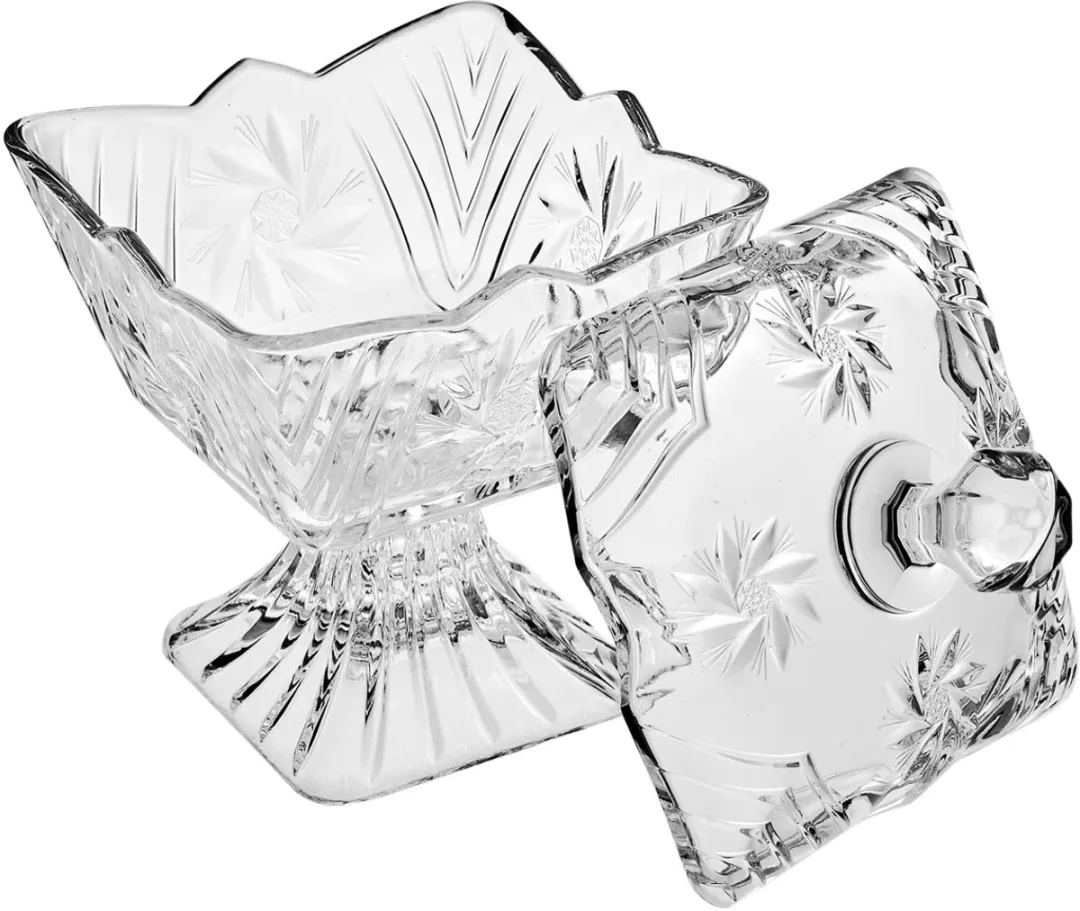 Pasabahce Stella Suikerpot Op Voet - 100ml - Transparant