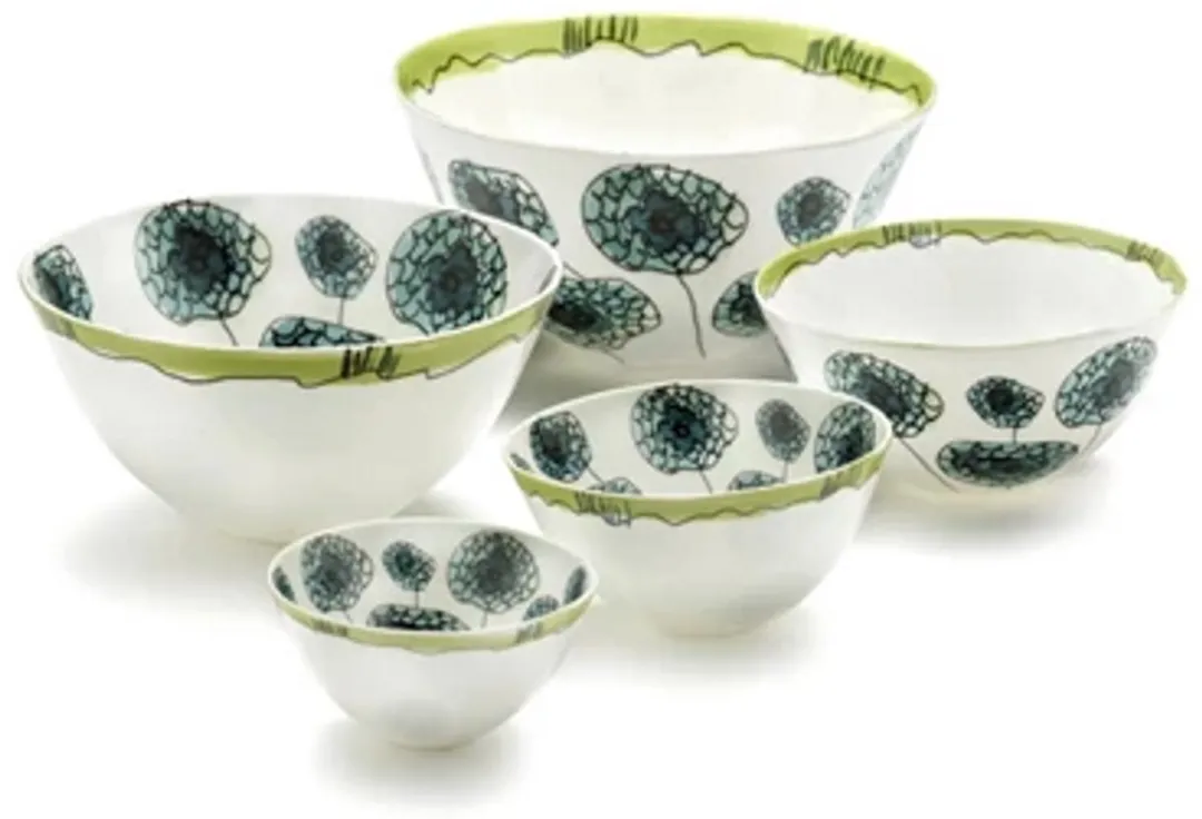 Serax Marni Midnight Flowers Bowl D15cm - Meerkleurig