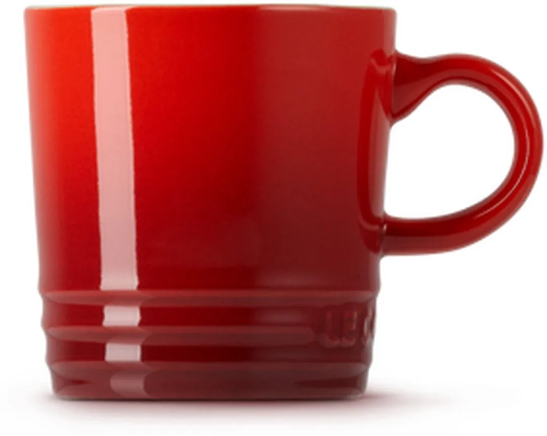 Le Creuset Aardewerken Espressokopjes 100ml - 6 Stuks - Kersenrood