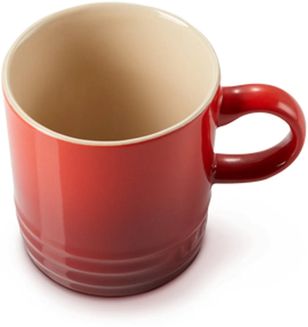 Le Creuset Aardewerken Espressokopjes 100ml - 6 Stuks - Kersenrood