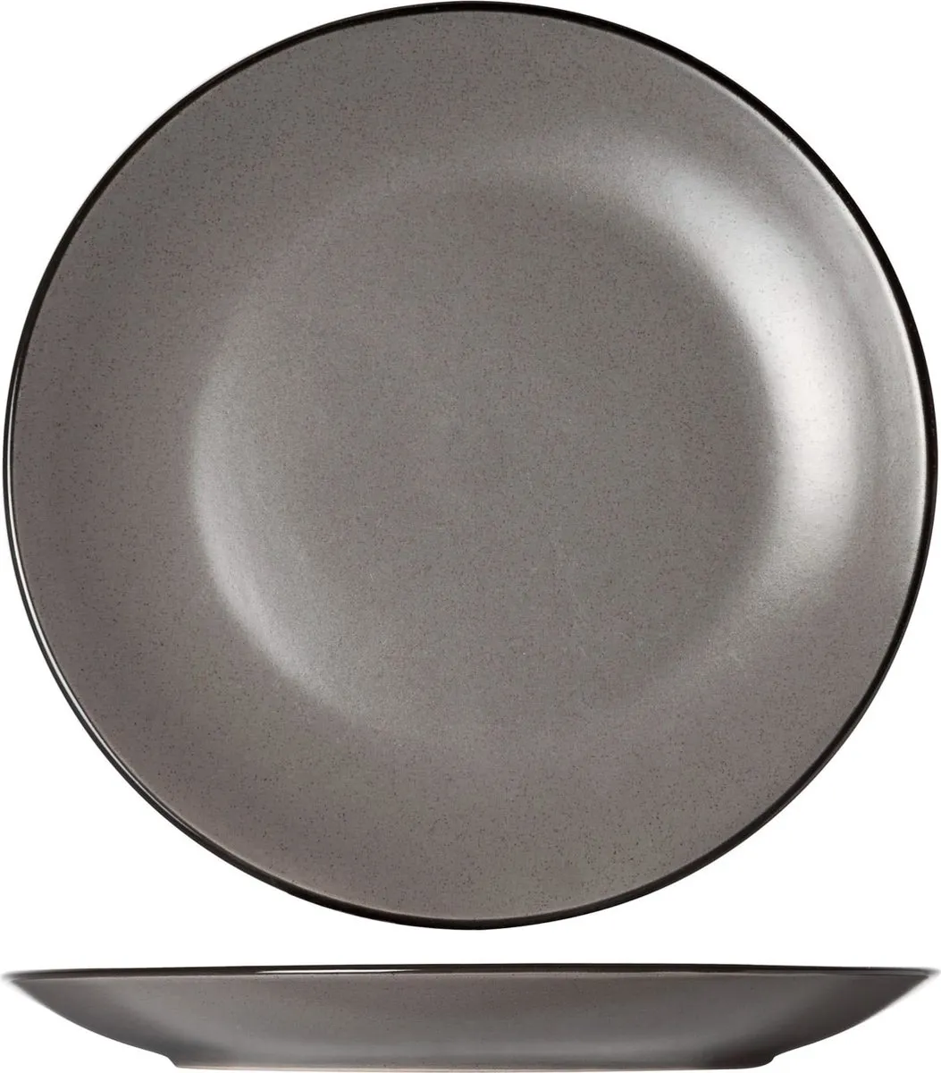 Cosy&Trendy Speckle Ontbijtbord Grijs 19,5cm