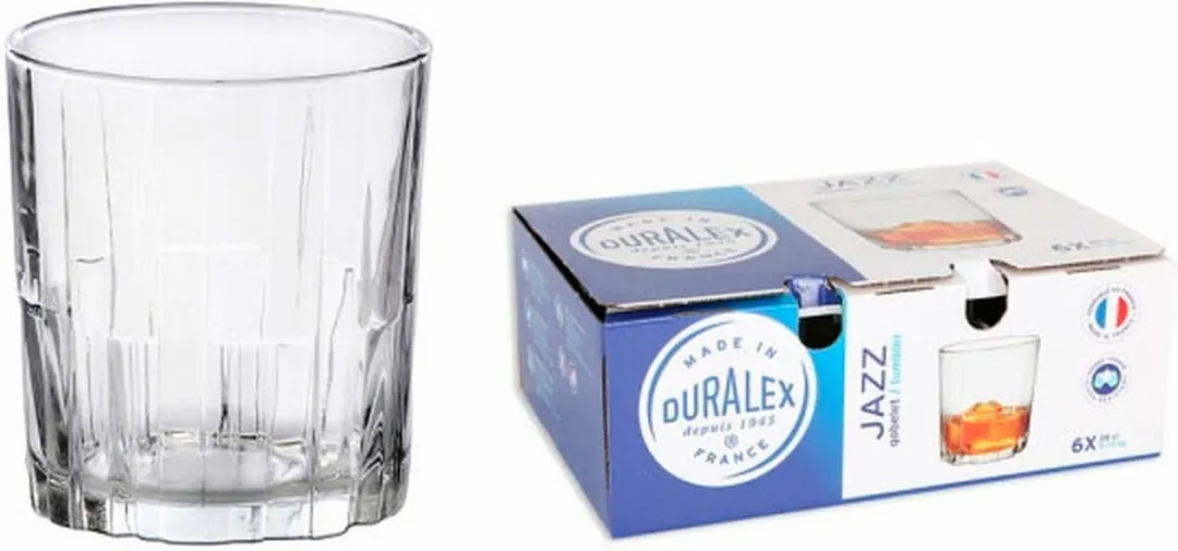 Duralex Jazz Glazen 26cl - 6 Stuks