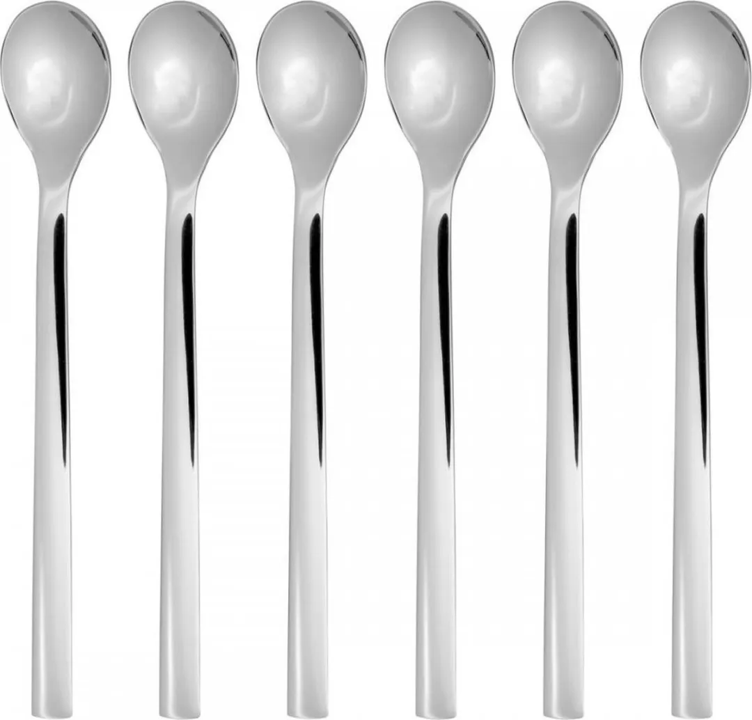 WMF Nuova Latte Macchiato Lepels 6-delig 19cm RVS